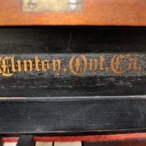 Close up on trademark