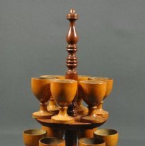 Back view with eggcups