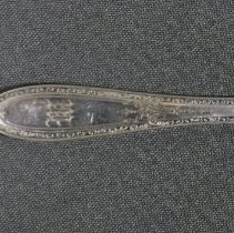 Top side view close up on design