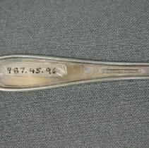 Under side view close up on design