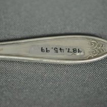 Under side view close up on design