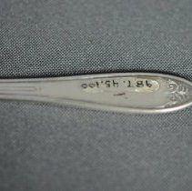 Under side view close up on design