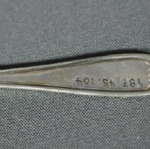 Under side view close up on design