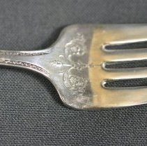 Top side view close up on design