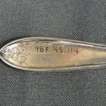 Under side view close up of design