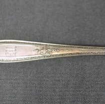 Top side view close up on design