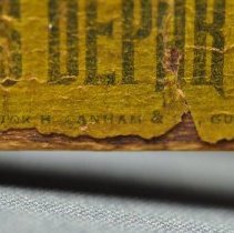 Front view close up of trademark