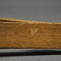 Back view close up of damage