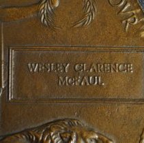 Front view close up of detail