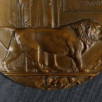 Front view close up of detail