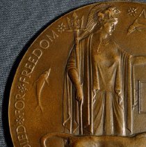 Front view close up of detail