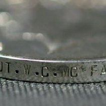 Side view close up of detail