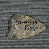 Flat side with object ID number