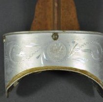 Top of metal face shield