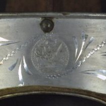 Detail of machine engraving