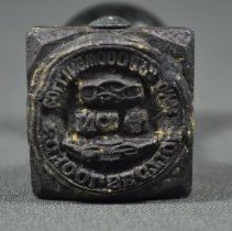 Detail of stamp head