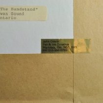 Detail of maker's label