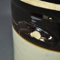 Detail of handle chip damage