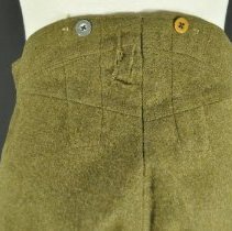 British-Made Trousers Worn by a Canadian Soldier