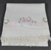 View of embroidered design