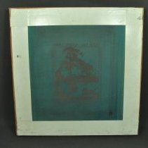 Backside of the print.