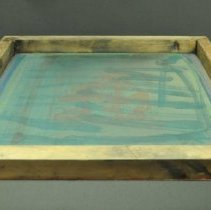 Angled view of the front of the portrait.