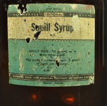 Detail of label on front