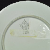 Plate, Commemorative - Back detail