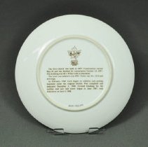 Plate, Commemorative - Back