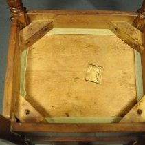 Detail of underside of seat