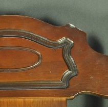 Damage detail top of headrest