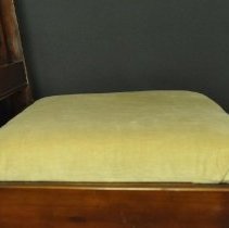 Detail of seat from proper right side