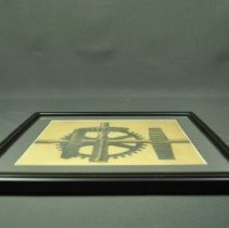 Profile of framed drawing