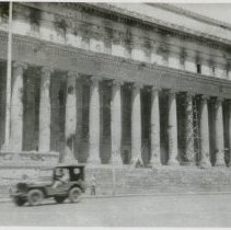 Building in Manila, with U.S. Army in the foreground