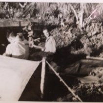 Two of the men in the camp