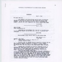 General Wainwright surrender orders