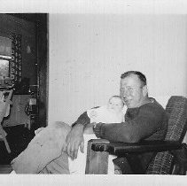 Joe Schwarz and his baby girl