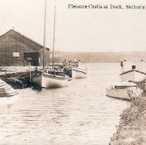 Pleasure Crafts at Dock - Suttons Bay, Mich.