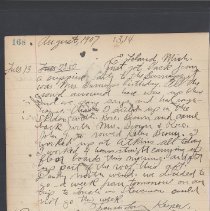 Diary of Francis E. Locy