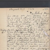 Diary of Francis E. Locy