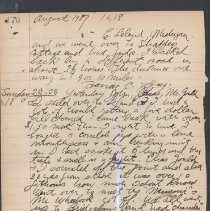 Diary of Francis E. Locy