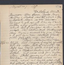 Diary of Francis E. Locy