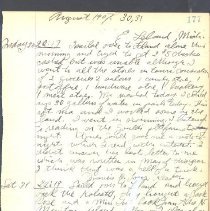 Diary of Francis E. Locy