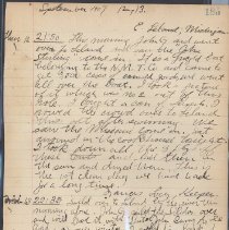 Diary of Francis E. Locy