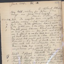 Diary of Francis E. Locy