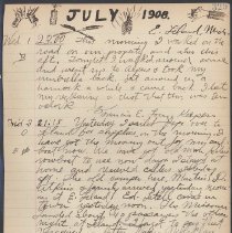 Diary of Francis E. Locy