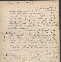 Diary of Francis E. Locy