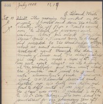 Diary of Francis E. Locy