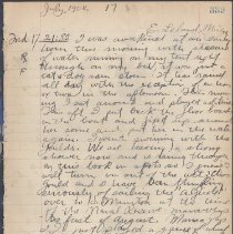 Diary of Francis E. Locy