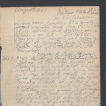 Diary of Francis E. Locy